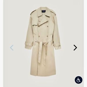 Oak and Fort Small Water Repellent Cotton Trench Coat